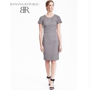 Banana Republic Classic Gray Dress